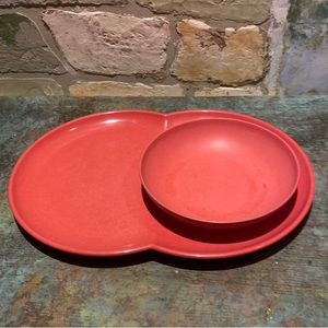 Branchell melmac product serving platter & bowl